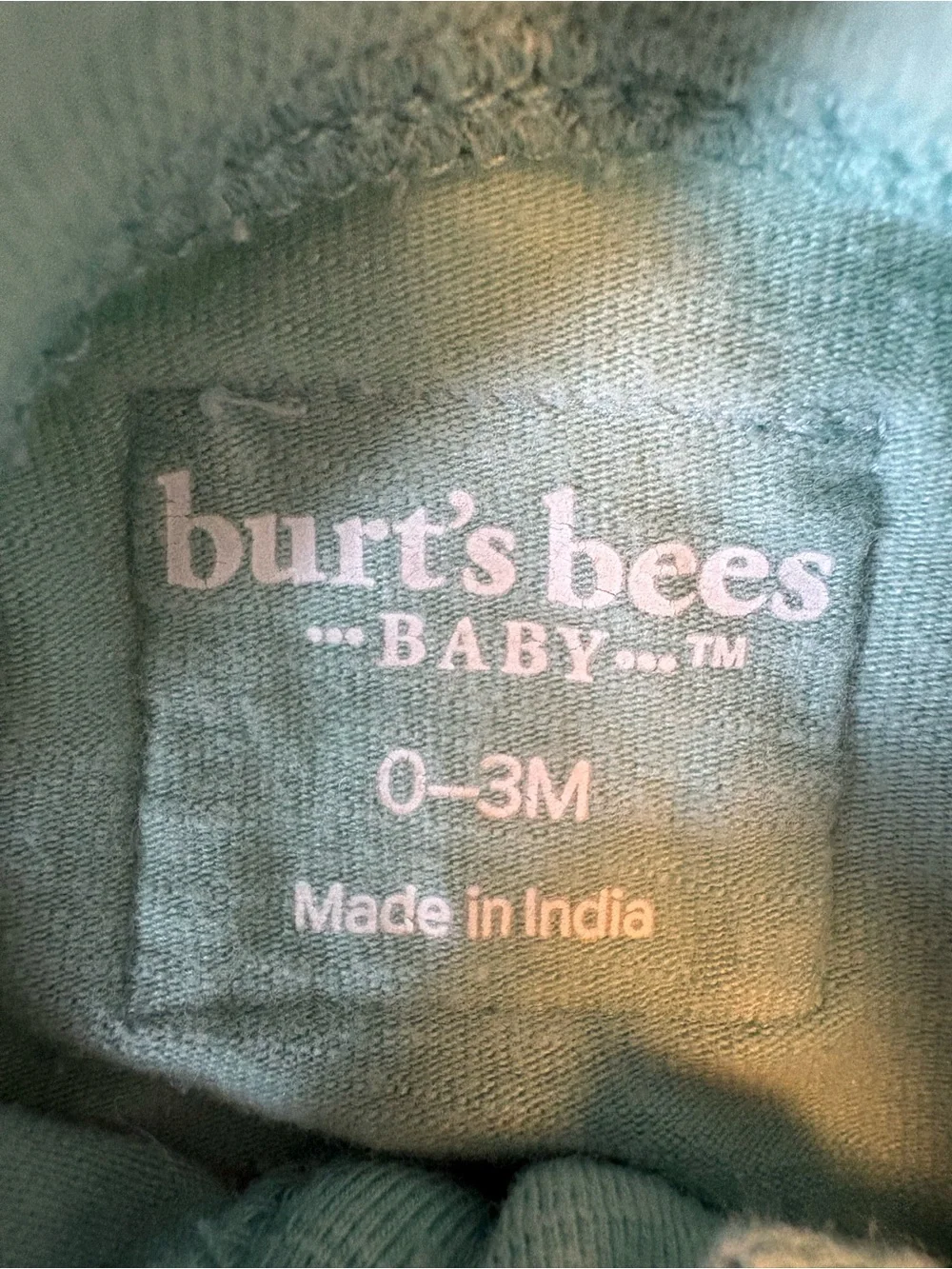 Burts Bees Baby comfortable sage